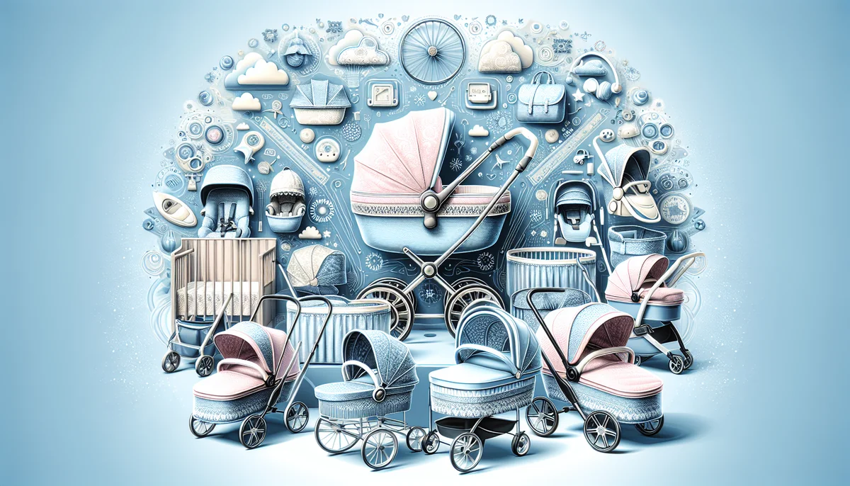 Comment choisir une poussette pour nouveau-né : le guide complet 2026 - AI generated illustration